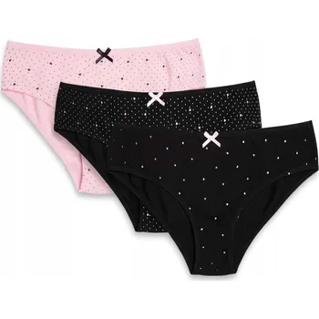 Dámské spodní prádlo LAMA dámské kalhotky Kalhotky 3 PACK L-122BI-65 velikost XXL