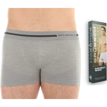 Boxerky Pánské boxerky Brubeck BX10430 vlněné - XL