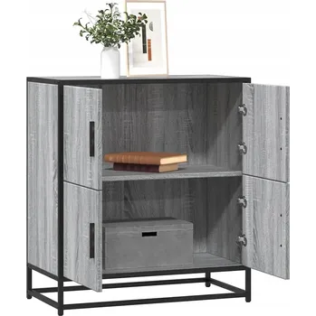Komoda Komoda, šedý dub sonoma, 68x35x76 cm, dřevěný kompozitní materiál