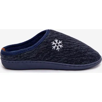 Sada pánského spodního prádla Pánské domácí pantofle tmavě modré Darline 40/41