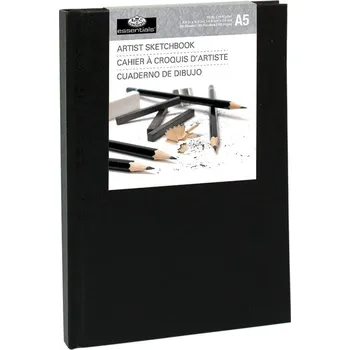 Blok Skicovací blok v pevných deskách - A5, lepený