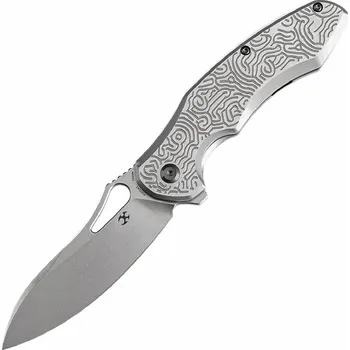 kapesní nůž KANSEPT Echis Stonewashed CPM S35VN Frame Lock K1071A3