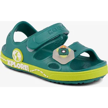 Chlapecké sandály COQUI YOGI Jungle Green/Citrus + Amulet 25/26