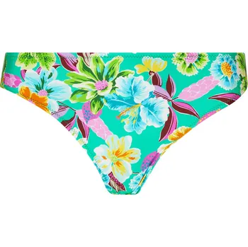 Dámská móda Plavkové kalhotky bikiny ANTIGEL (FBB1370-14), Barva zelená, Velikost XL