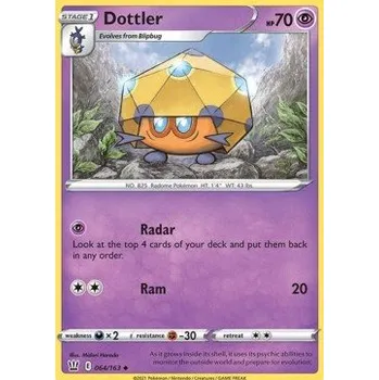 Karetní hra Pokémon BST 064/163 Dottler - Battle Styles Stav: Near Mint, Verze: REVERSE HOLO