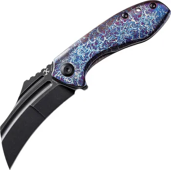 kapesní nůž Kansept KTC3 Černý Stonewashed CPM-S35VN Lightning Strike Anodizovaný Titan K1031A6