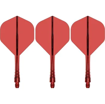 Příslušenství pro šipky Mission Letky Force 90 Vortex - Standard No2 - Midi - Red F4604