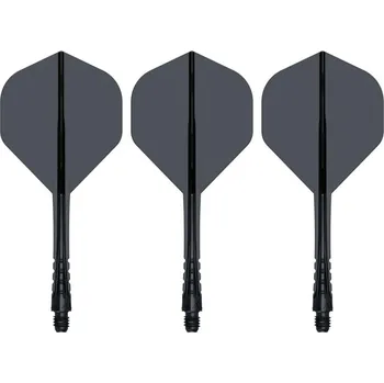 Příslušenství pro šipky Mission Letky Force 90 Vortex - Standard No2 - Medium - Clear Black F4602