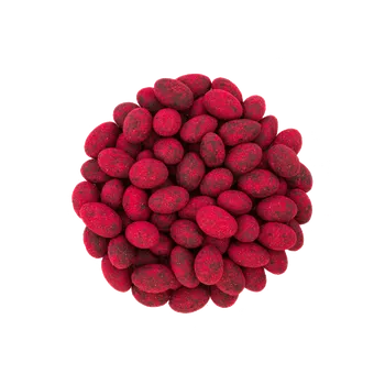 SVĚT PLODŮ Mandle v hořké čokoládě s malinami 100g