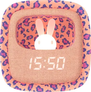 Budík MOB - Budík a noční světlo: Leopard Rose