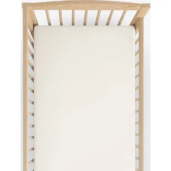 Prostěradlo Bavlněné prostěradlo do dětské postýlky - slonová kost 60 x 120 cm