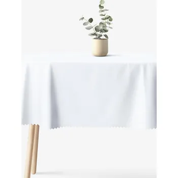 ubrus Oválný teflonový ubrus - bílý 120 x 160 cm