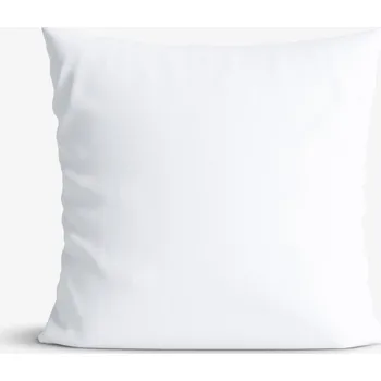 Povlak na polštářek Dekorační povlak na polštář - bílý 40 x 40 cm