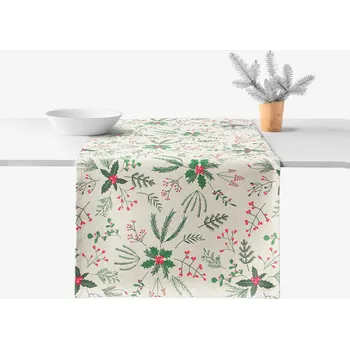 ubrus Běhoun na stůl Valencia - Lesní větvičky 35x120 cm