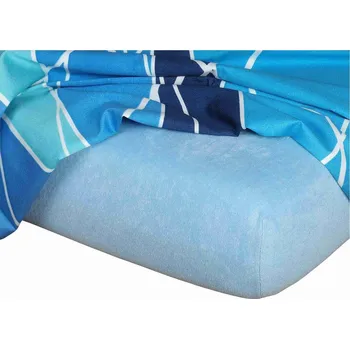 Bytový textil DADKA VRACOV Froté prostěradlo světle modré Rozměr: 80x140x10