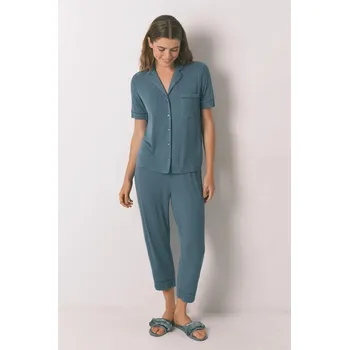 Dámské pyžamo Pyžamo women'secret 3592437 tyrkysová 67X, vel. M