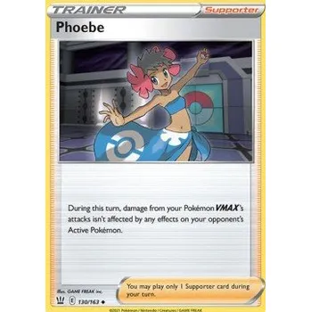Karetní hra Pokémon BST 130/163 Phoebe - Battle Styles Stav: Near Mint, Verze: REVERSE HOLO
