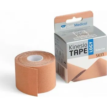 Zdravotnický materiál Bavlněný tejp - 5cm x 5m, béžový