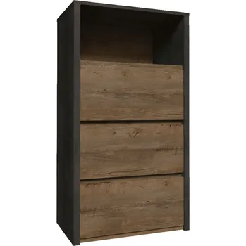 Komoda MONTANA s | komoda KS3 | 50 cm | lefkas/smooth grey