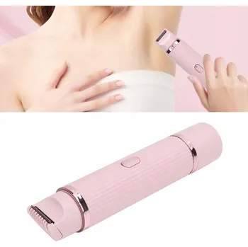 Holicí strojek Zastřihovač bikin, holení obličeje, dámský elektrický odstraňovač chloupků, mokré i suché, růžový