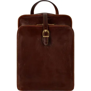Městský batoh Glara Italský kožený batoh 2v1 Clarissa 1140508
