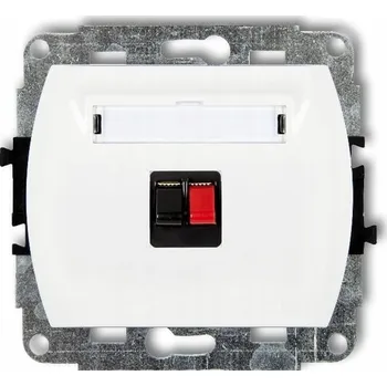 Elektrická zásuvka Anténní zásuvka nástěnná Karlik bílá