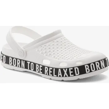 Pánské pantofle Pánské nazouváky COQUI LINDO White/Black BTBR 45