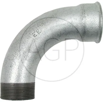 Fitinka Koleno dlouhé s přípojem 1 1/4", 90°, 1x vnitřní a 1x vnější závit