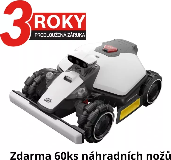 Robotická sekačka Mammotion LUBA mini 2 AWD 1000 (Sekačka do svahů bez vodícího drátu a externí RTK stanice)