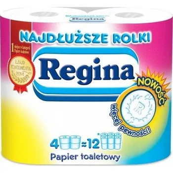 Toaletní papíry Toaletní papír Regina bílý bez vůně 2vrstvý 4 ks