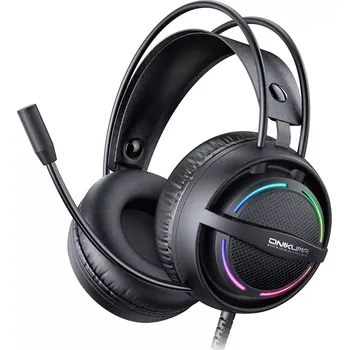 Sluchátka herní sluchátka onikuma x88 s rgb podsvícením a mikrofonem