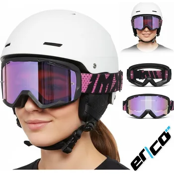 LYŽAŘSKÉ BRÝLE IMX PRO UV ZRCADLOVÉ PROTI ZAMLŽOVÁNÍ DÁMSKÉ ŠIROKÉ 2xSKLO