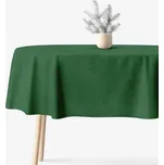 Oválný ubrus Malaga - tmavě zelený 120 x 200 cm