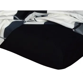 Prostěradlo DADKA VRACOV Froté prostěradlo černé Rozměr: 80x140x10