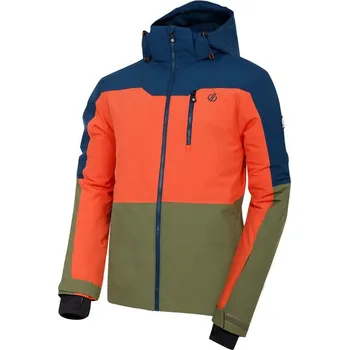 Sportovní oblečení Dare2b Pánská lyžařská bunda Edge II DMP593 moonlight denim orange Velikost: S