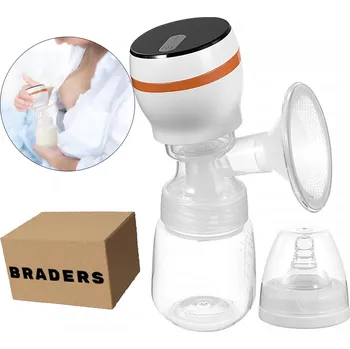 Elektrická odsávačka mateřského mléka Braders, tichá, bez BPA, 180 ml, 4 režimy, LCD