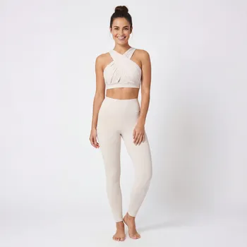 Podprsenka Komplet GOLDBERGH Drape BRA & Claudine Tight Champagne Béžová M