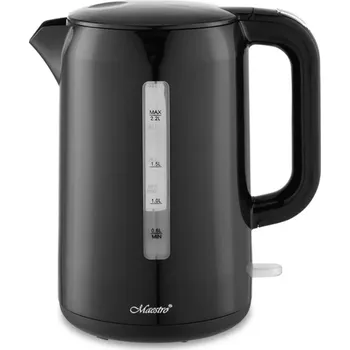 Rychlovarná konvice elektrická varná konvice 2,2 l 2200 w maestro černá