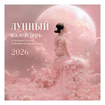Diář Лунный календарь на 2026 год. Календарь настенный на 2026 год (300х300) (RU)