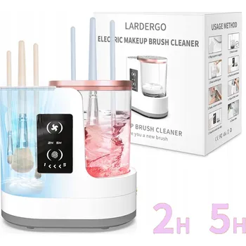 Kosmetický štětec Čistič štětců na make-up, elektrický, bílý