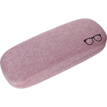 Pouzdro na brýle Ewena Obal na brýle Look růžový + hadřík k očištěni brýlí zdarma