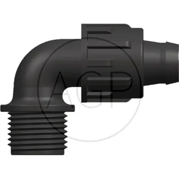 Fitinka Koleno s přípojem 17 x 3/4", 90°