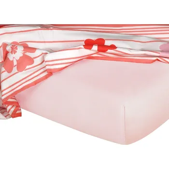 Bytový textil DADKA VRACOV Jersey prostěradlo pudrové Rozměr: 80x140x10