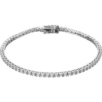 Náramek EVOLUTION GROUP CZ Stříbrný tenisový náramek - 13066.1