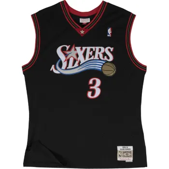 Pánské tričko Mitchell & Ness NBA SWINGMAN ROAD JERSEY 76ERS 2000 ALLEN IVERSON Velikost oblečení: XL