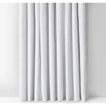 Závěs Zatemňovací závěs Blackout se saténovým leskem - stříbrný 270x180 cm