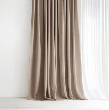 Závěs Dekorační závěs Peru - latte 140x135 cm