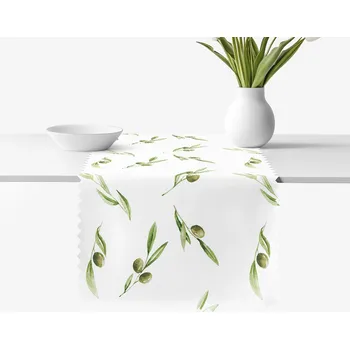 ubrus Běhoun na stůl teflonový - Olivy 20x120 cm