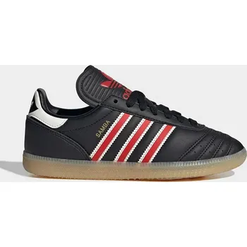 Dámská obuv Dětské kožené tenisky adidas Originals SAMBA JP JP9529 černá 99X, EUR 37 1/3