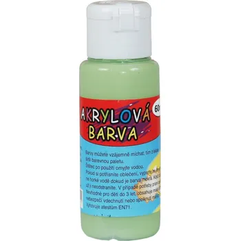 Speciální výtvarná barva Akrylová barva 60ml - světle zelená (brilliant green)